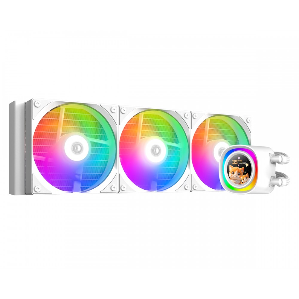 ID-COOLING FX 360 LCD ARGB Liquid Cooling White ID-COOLING FX 360 LCD ARGB Liquid Cooling White
