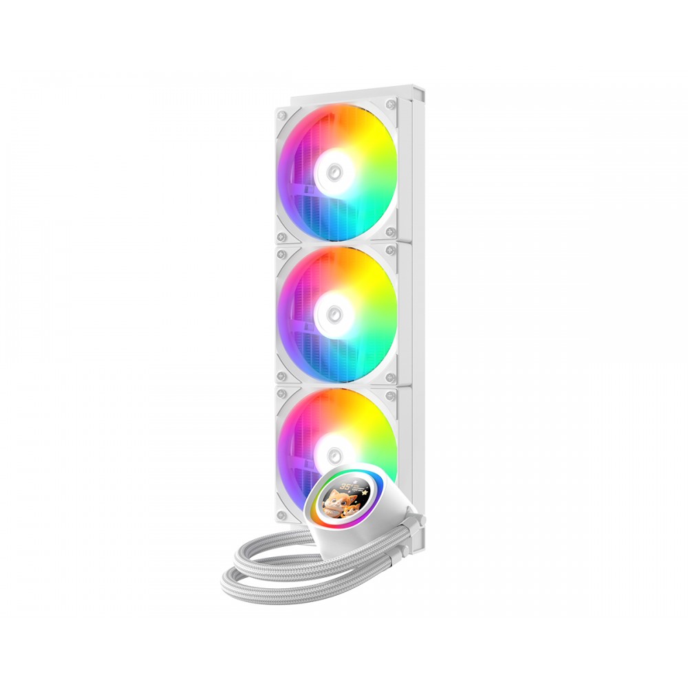 ID-COOLING FX 360 LCD ARGB Liquid Cooling White ID-COOLING FX 360 LCD ARGB Liquid Cooling White
