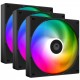 ID-COOLING AS-120-K TRIO ARGB PWM 3Fans Black ID-COOLING AS-120-K TRIO ARGB PWM 3Fans Black