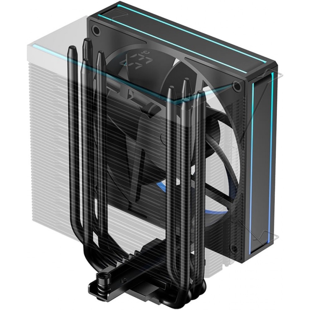 ID-COOLING FROZN A410 TD ARGB Digital Screen CPU Air Cooler ID-COOLING FROZN A410 TD ARGB Digital Screen CPU Air Cooler