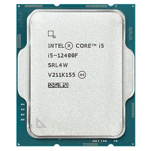 Intel Core i5-12400F (6P) Cores 12-Threads up to 4.4 GHz LGA1700 Tray Without Fan
