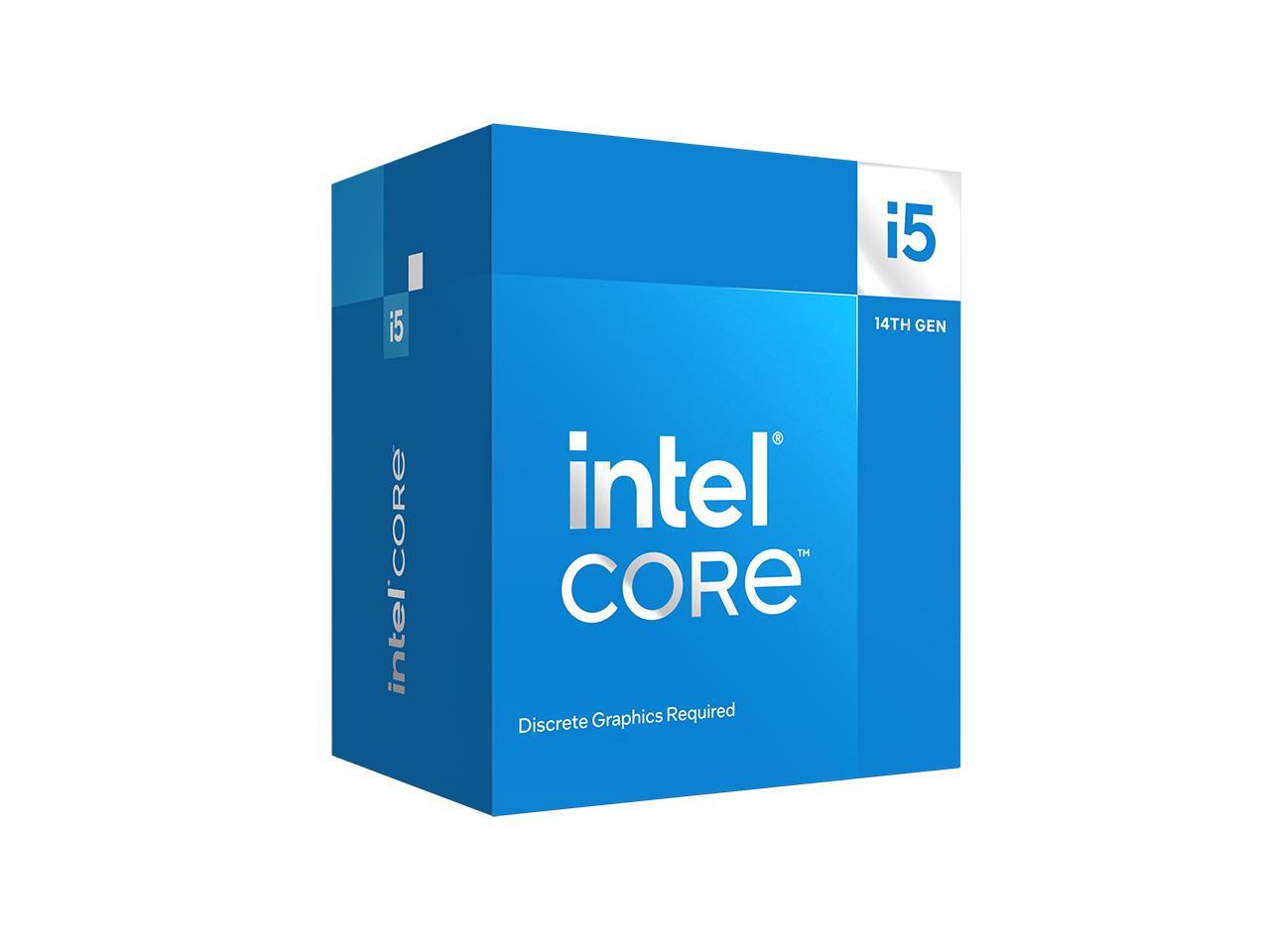 Intel Core i5-14400F 10 cores (6 P-cores + 4 E-cores) 2.5GHz 20MB