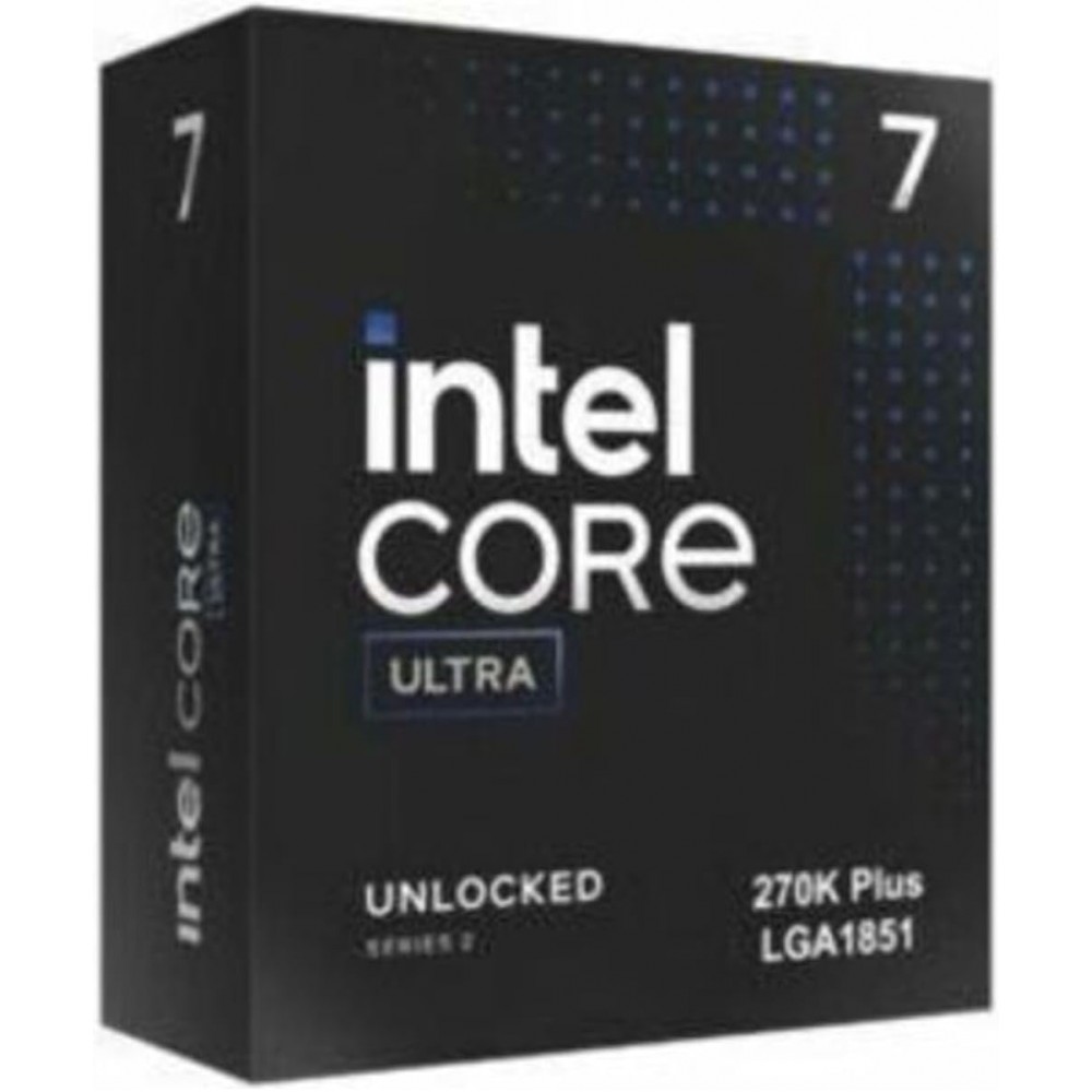 Intel Core Ultra 7 270K Plus- 24 cores (8P + 16E) 24-Threads up to 5.5 GHz LGA 1851