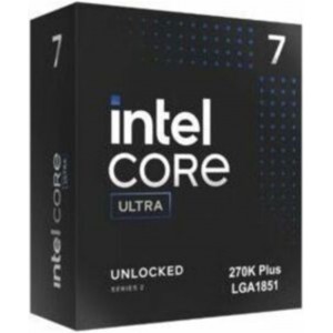 Intel Core Ultra 7 270K Plus- 24 cores (8P + 16E) 24-Threads up to 5.5 GHz LGA 1851