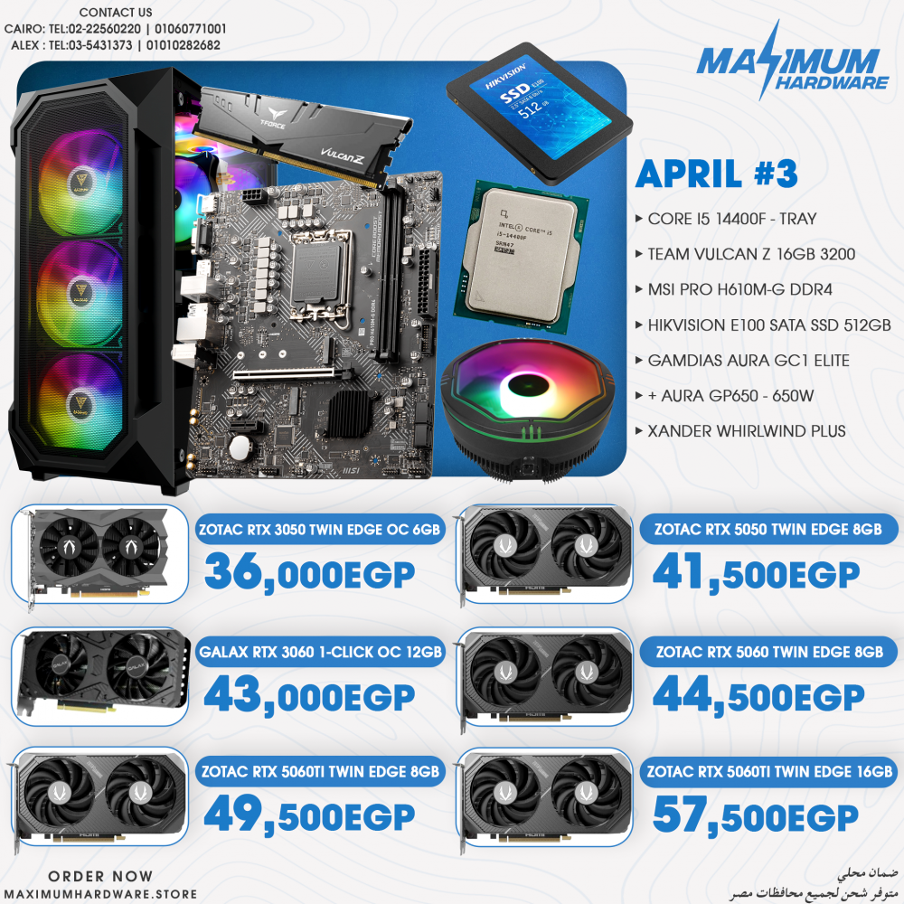 INTEL CORE I5 14400F - Tray (April #3)