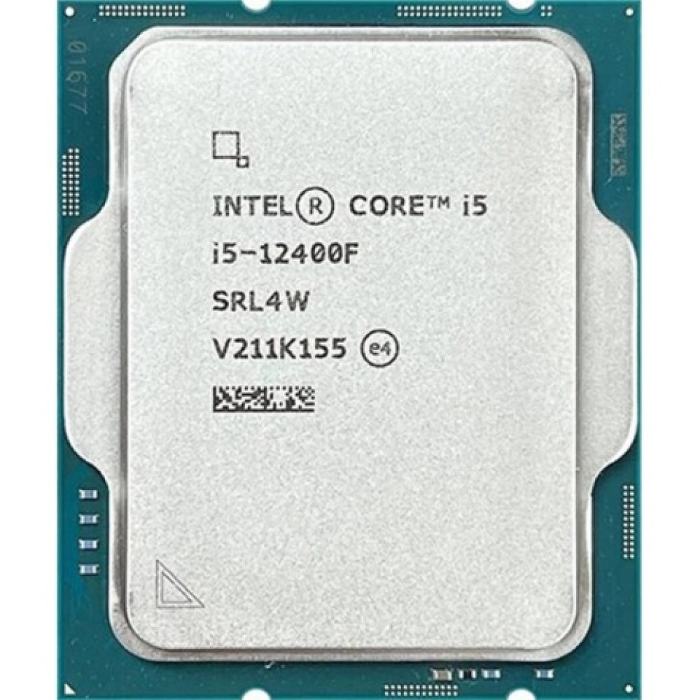 Intel Core i5-12400F (6P) Cores 12-Threads up to 4.4 GHz LGA1700 Tray With Out Fan