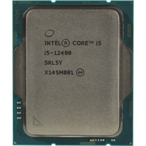 Intel Core i5-12400 (6P) Cores 12-Threads up to 4.4 GHz LGA1700 Tray Without Fan