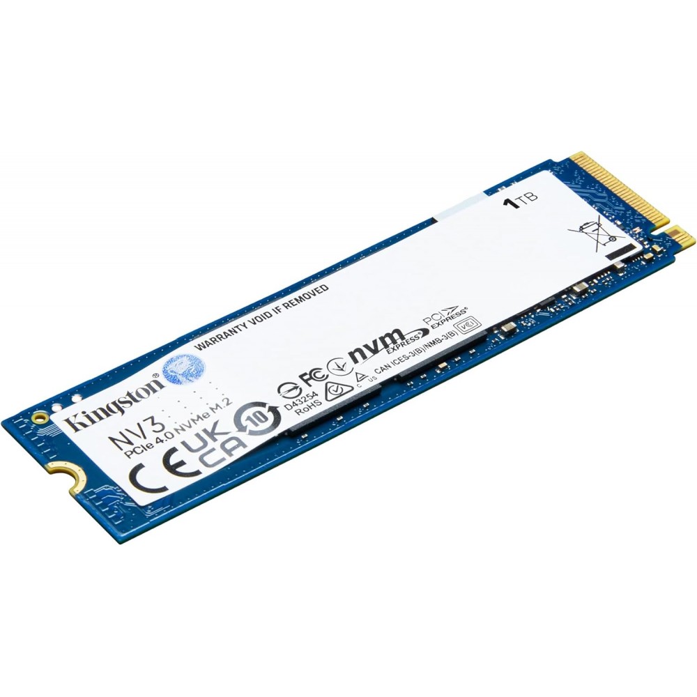 Kingston NV3 PCie 4.0 M.2 NVMe 1TB Kingston NV3 PCie 4.0 M.2 NVMe 1TB