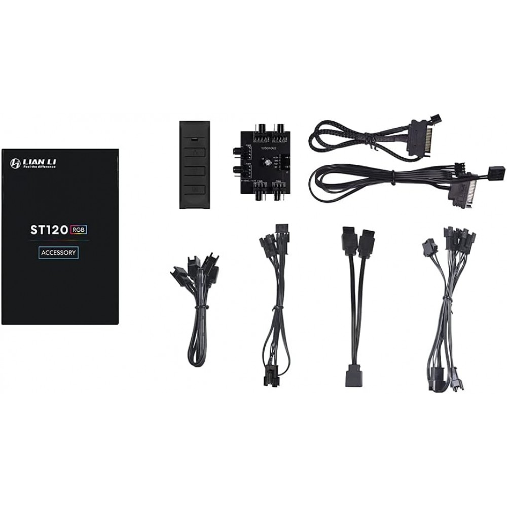 Lian Li ST120 RGB Black 3 Fans With Controller Fan