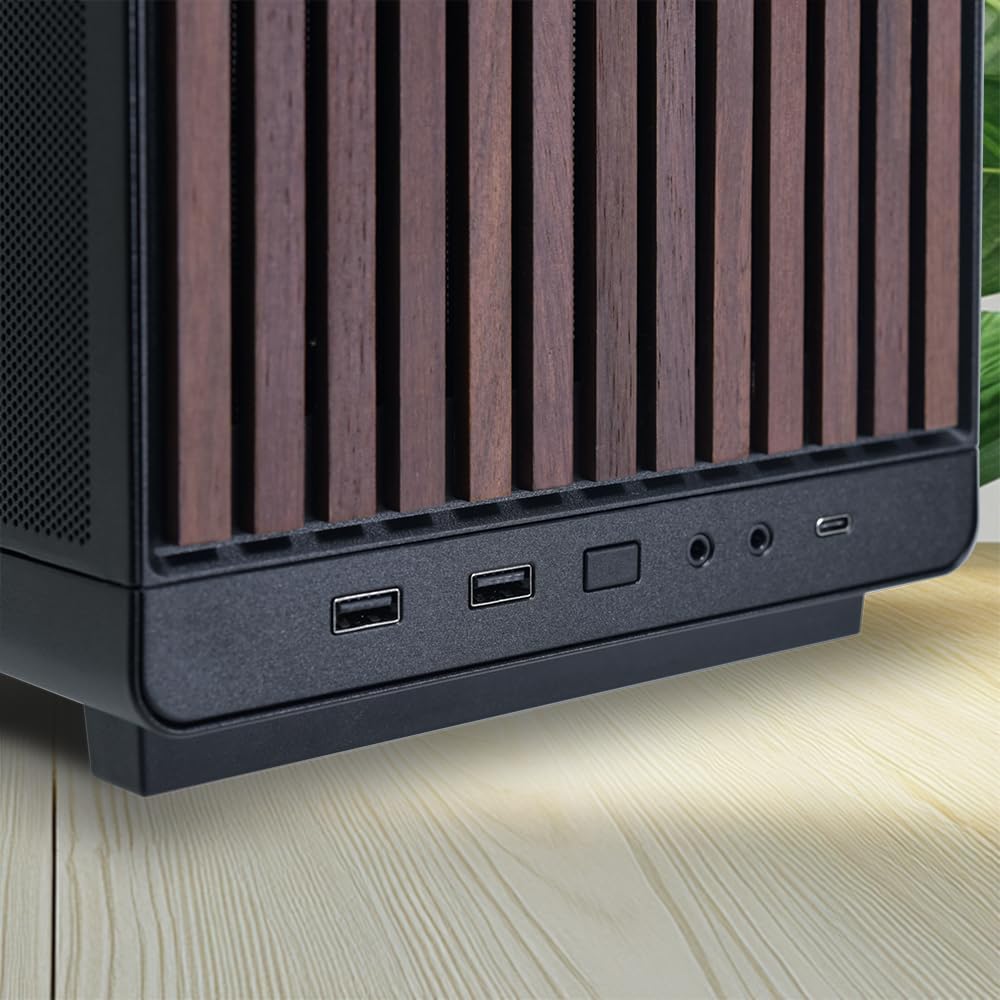 Lian Li DAN A3 Wooden Black Micro Tower Gaming Case