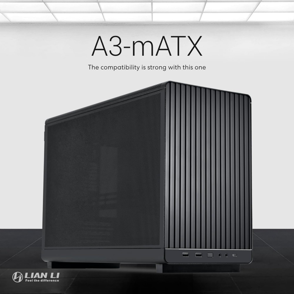Lian Li DAN A3 Black Micro Tower Gaming Case