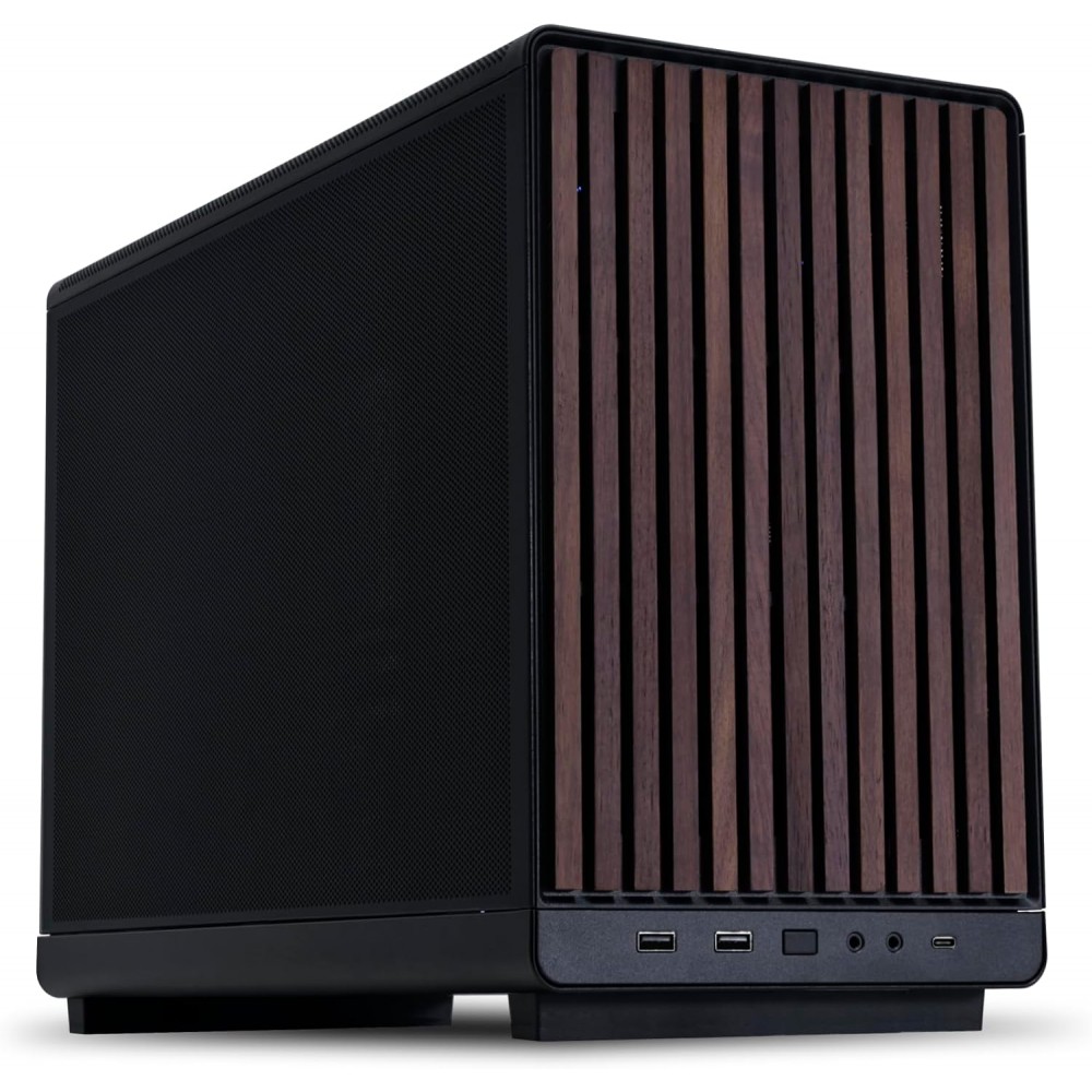 Lian Li DAN A3 Wooden Black Micro Tower Gaming Case