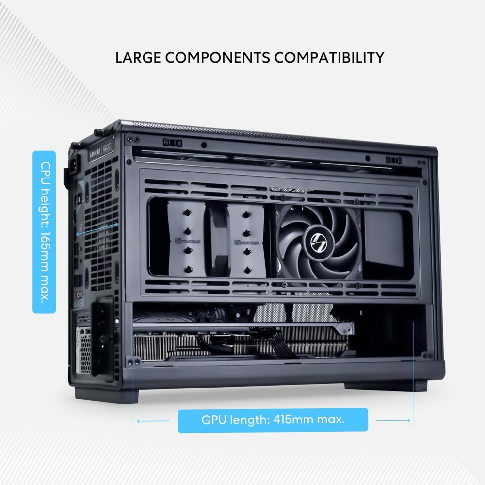 Lian Li DAN A3 Black Micro Tower Gaming Case