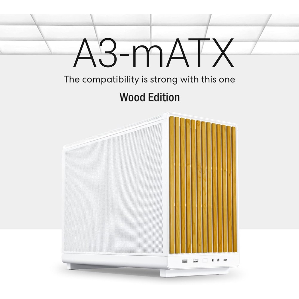 Lian Li DAN A3 Wooden White Micro Tower Gaming Case Lian Li DAN A3 Wooden White Micro Tower Gaming Case
