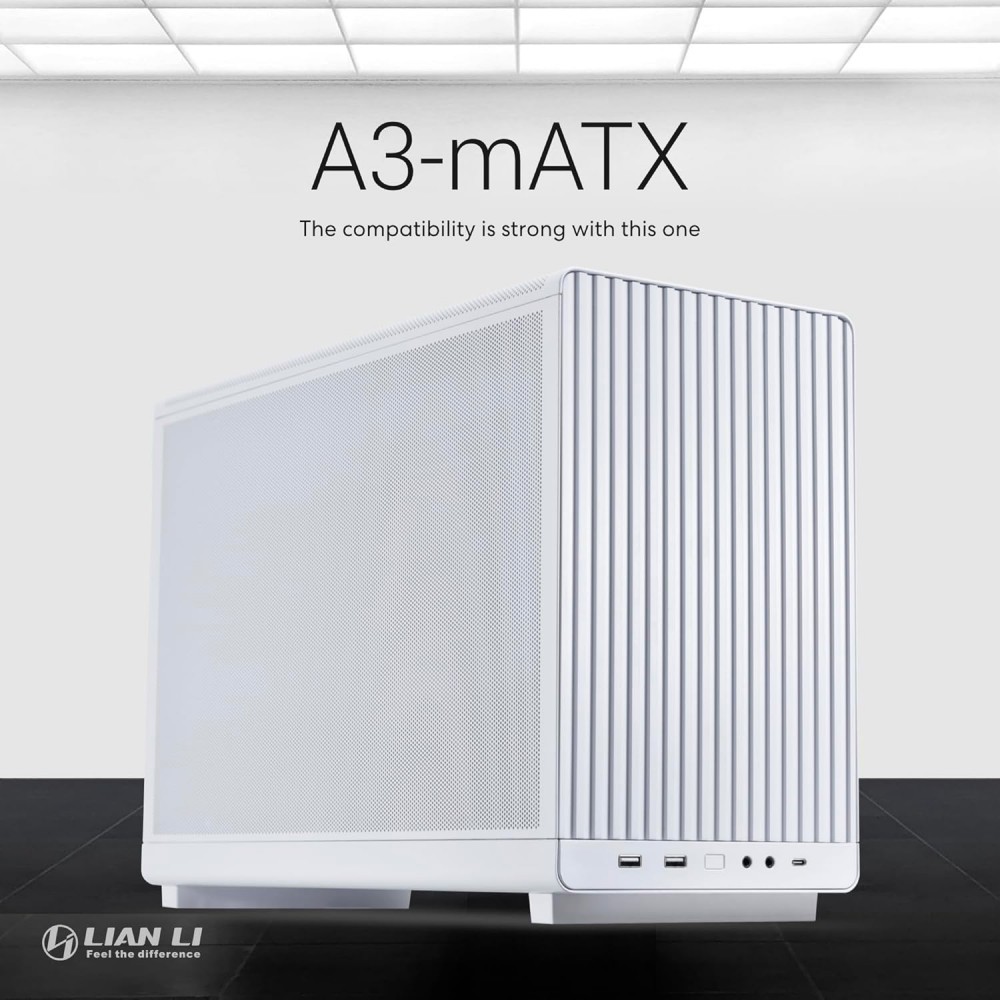 Lian Li DAN A3 White Micro Tower Gaming Case