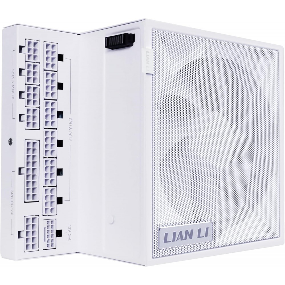 Lian Li Edge Series - 850W - PCI 5 - 80 PLUS GOLD - ATX 3.1 Full Modular White