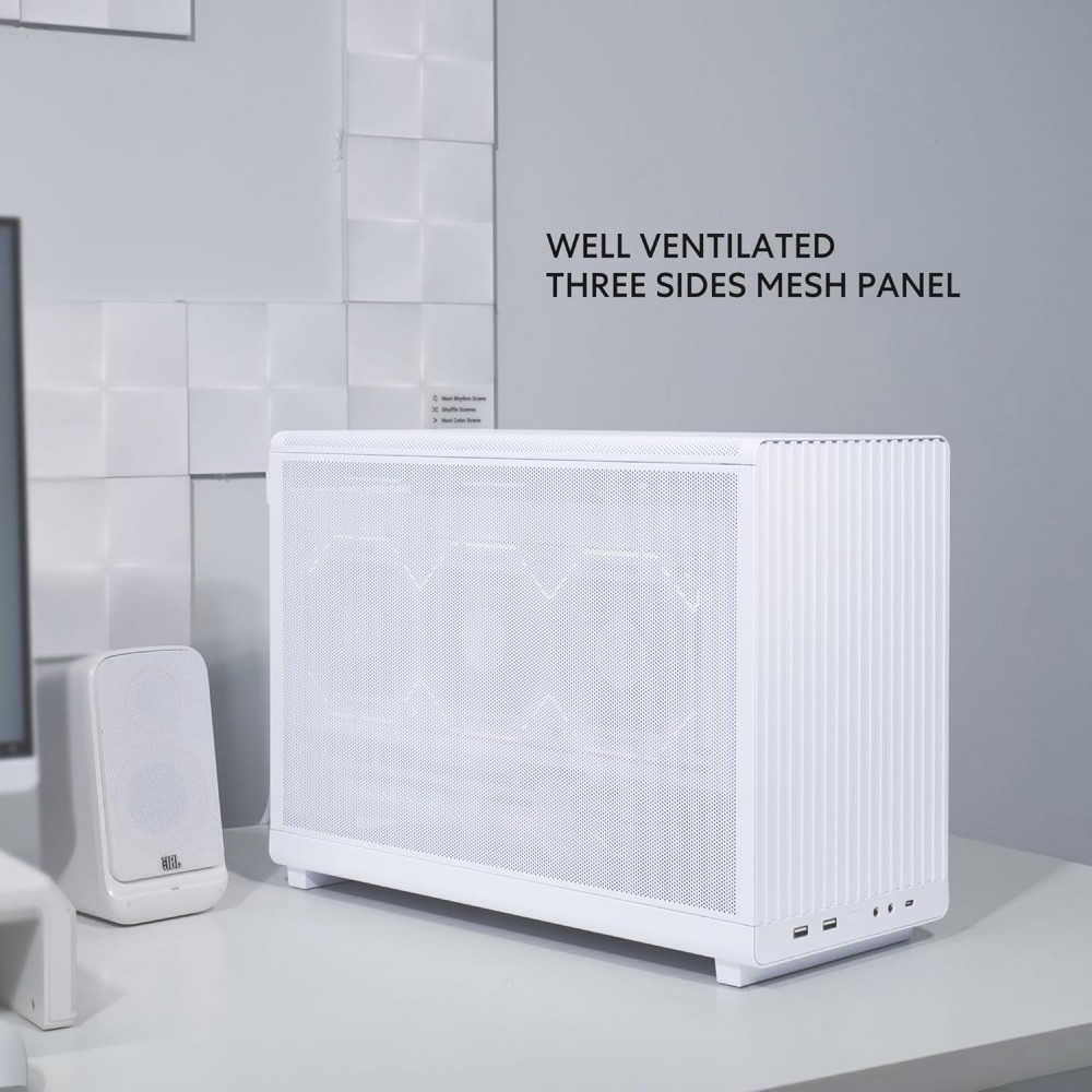 Lian Li DAN A3 White Micro Tower Gaming Case