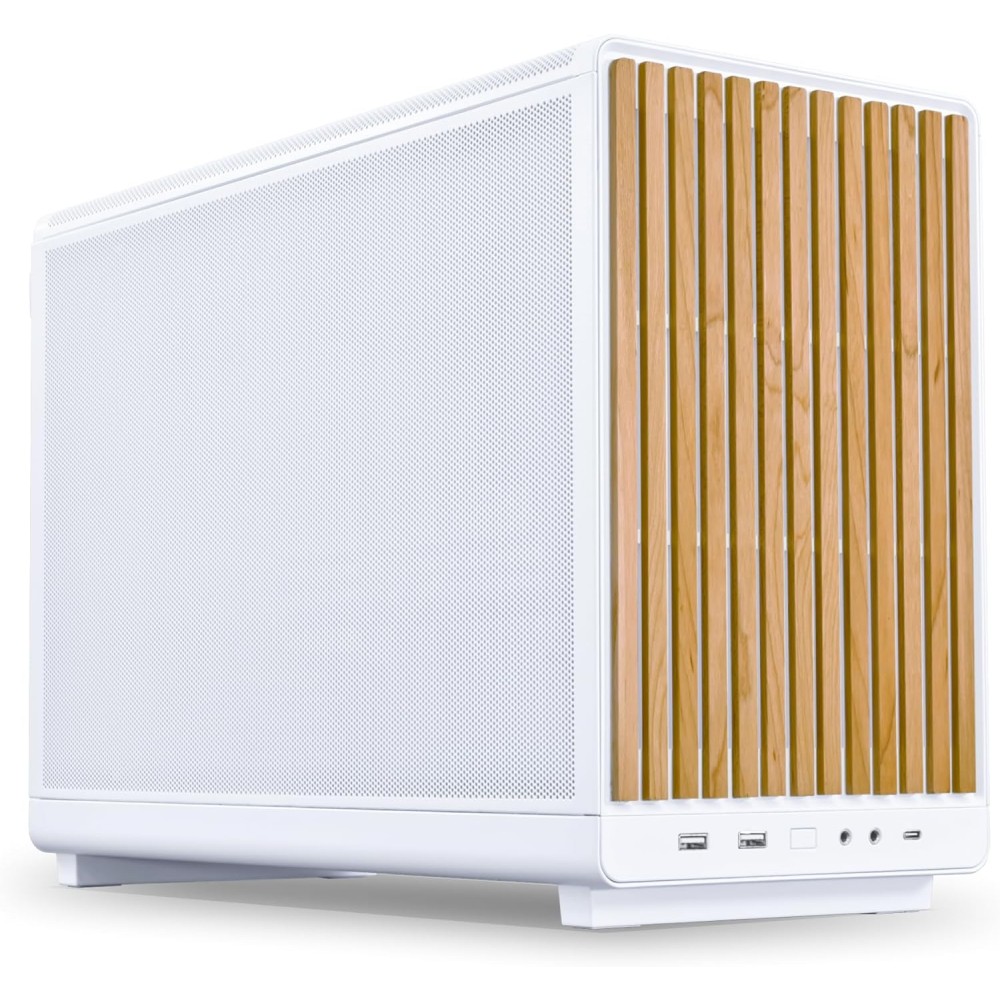 Lian Li DAN A3 Wooden White Micro Tower Gaming Case Lian Li DAN A3 Wooden White Micro Tower Gaming Case