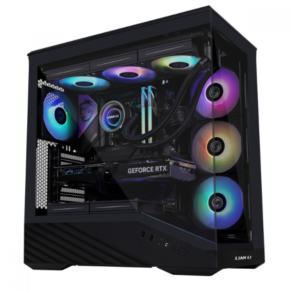 Lian Li VECTOR V100R Mid Tower Gaming Case + SR850 850W 80 Plus Gold ATX 3.1 Black Lian Li VECTOR V100R Mid Tower Gaming Case + SR850 850W 80 Plus Gold ATX 3.1 Black