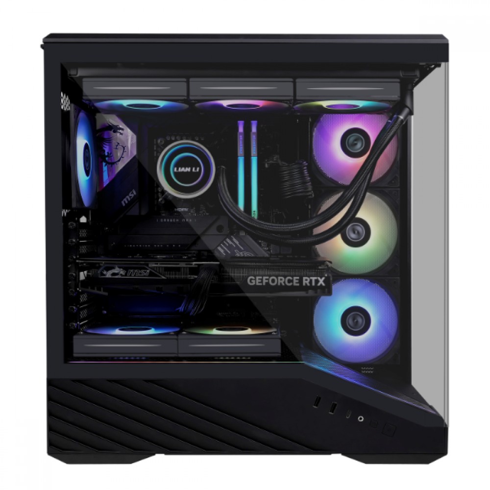 Lian Li VECTOR V100R Mid Tower Gaming Case + SR850 850W 80 Plus Gold ATX 3.1 Black Lian Li VECTOR V100R Mid Tower Gaming Case + SR850 850W 80 Plus Gold ATX 3.1 Black