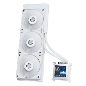 Lian Li HydroShift LCD 360MM RGB White Liquid Cooler