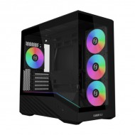 Lian Li VECTOR V100R MINI Micro Tower Gaming Case + SR750 750W 80 Plus Gold ATX 3.1 Black