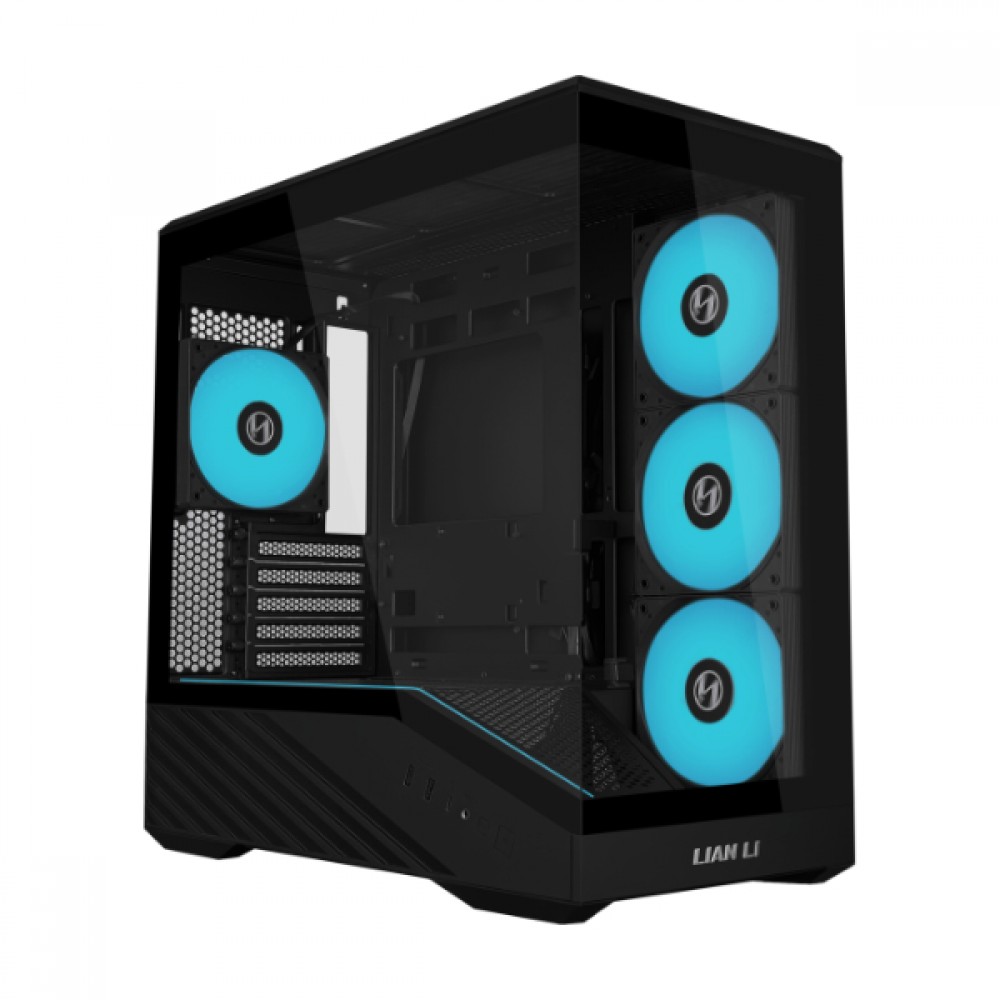 Lian Li VECTOR V100R MINI Micro Tower Gaming Case + SR750 750W 80 Plus Gold ATX 3.1 Black