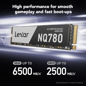 Lexar NQ780 GEN 4.0 NVMe 1TB (R 6500 / W 2500)