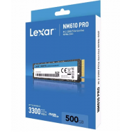 Lexar NM610 PRO 500GB  (R3300 / W1700)  PCIe 3.0