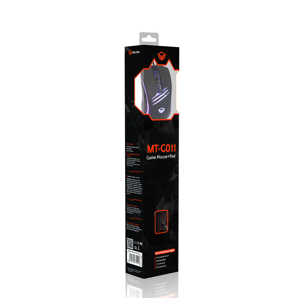 MeeTion MT-C011 Wired Gaming Mouse and Mouse Pad Combo