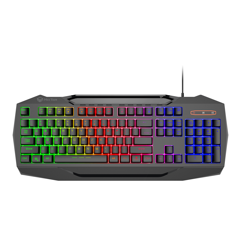 MeeTion MT-C490 4In1 Wired Backlit Gaming Set, Keyboard, Mouse, Mouse Pad, Headset