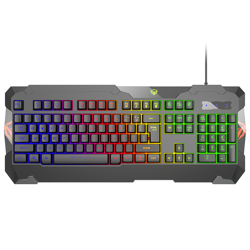 MeeTion MT-C505 4In1 Wired Backlit Gaming Set, Keyboard, Mouse, Mouse Pad, Headset