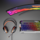 MeeTion MT-C505 4In1 Wired Backlit Gaming Set, Keyboard, Mouse, Mouse Pad, Headset