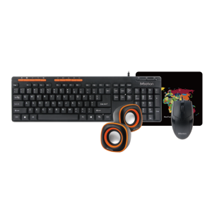 MeeTion MT-C105 Keyboard, Mouse and Speaker Combo Pack  + free gift mouse pad