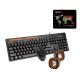 Meetion MT-C105 Keyboard, Mouse and Speaker Combo Pack  + free gift mouse pad