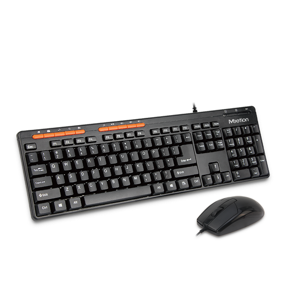 Meetion MT-C105 Keyboard, Mouse and Speaker Combo Pack  + free gift mouse pad