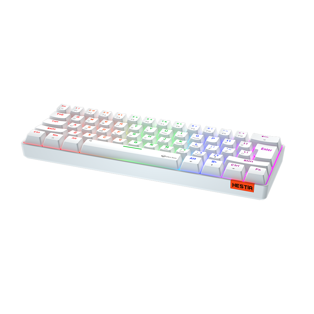 MeeTion MT-MK005 60% Mechanical Gaming Keyboard White (Blue Switch ) MeeTion MT-MK005 60% Mechanical Gaming Keyboard White (Blue Switch )