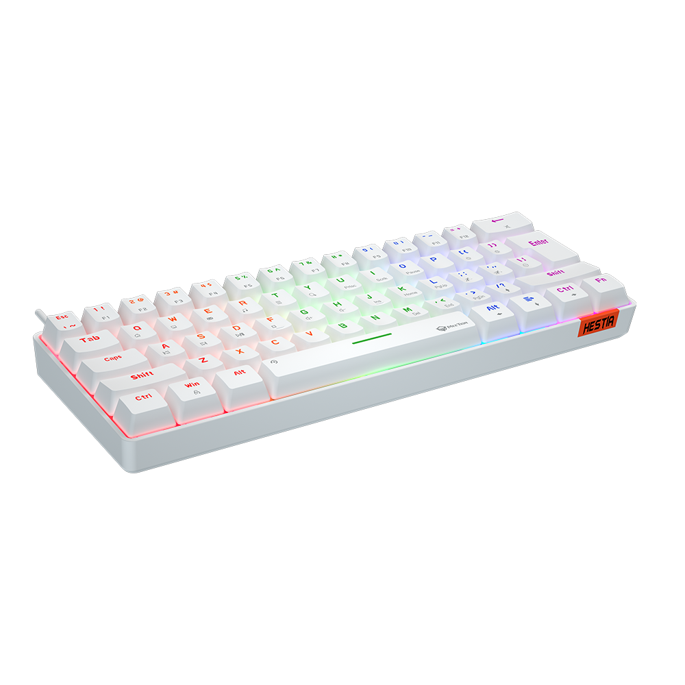 MeeTion MT-MK005 60% Mechanical Gaming Keyboard White (Blue Switch ) MeeTion MT-MK005 60% Mechanical Gaming Keyboard White (Blue Switch )