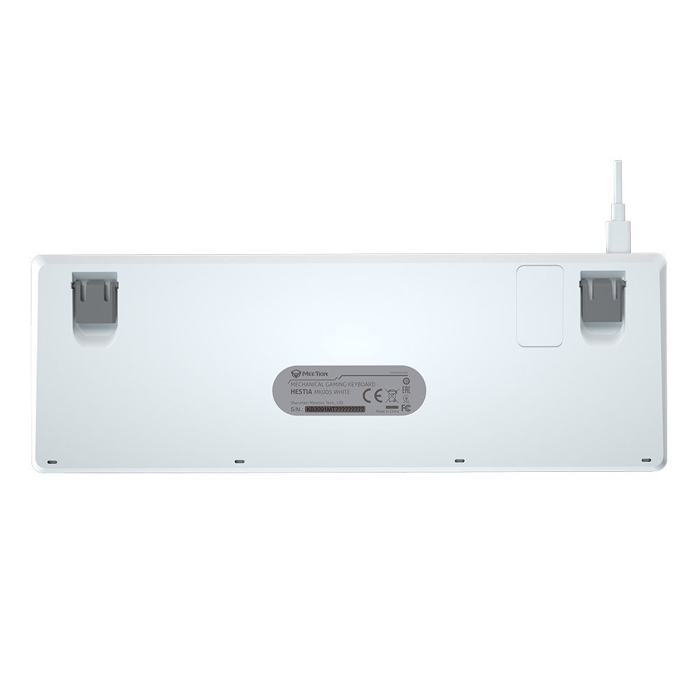 MeeTion MT-MK005 60% Mechanical Gaming Keyboard White (Blue Switch ) MeeTion MT-MK005 60% Mechanical Gaming Keyboard White (Blue Switch )