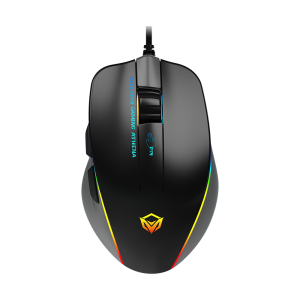 MeeTion  MT-GM23 2023 RGB Circulation Backlight Wired Gaming Mouse (Black)