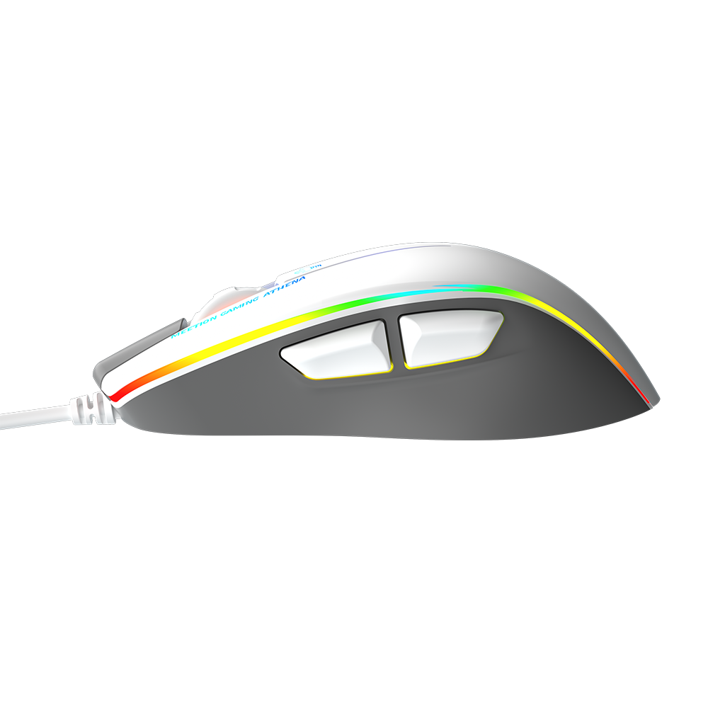 MeeTion MT-GM23 2023 RGB Circulation Backlight Wired Gaming Mouse (White) MeeTion MT-GM23 2023 RGB Circulation Backlight Wired Gaming Mouse (White)