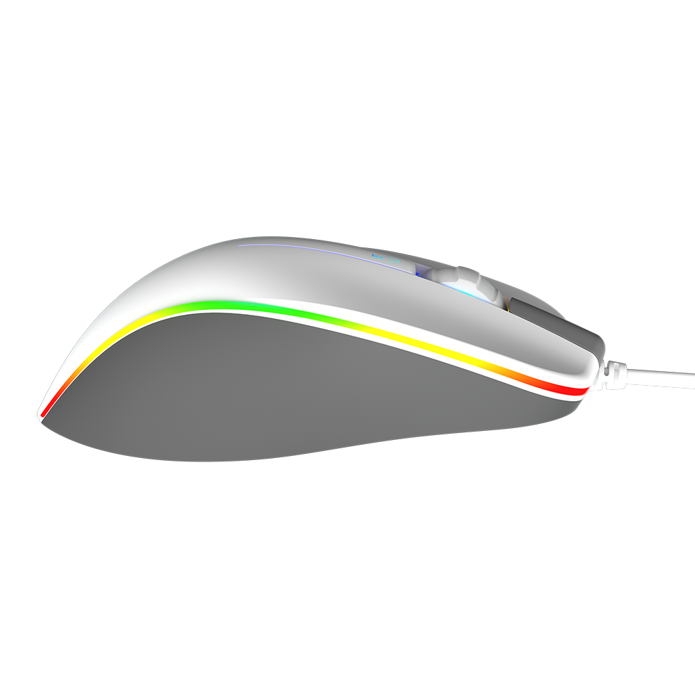 MeeTion MT-GM23 2023 RGB Circulation Backlight Wired Gaming Mouse (White) MeeTion MT-GM23 2023 RGB Circulation Backlight Wired Gaming Mouse (White)