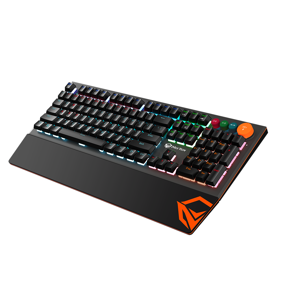 MeeTion MT-MK500 Colorful Adjustable Rainbow Backlight (Blue Switch )