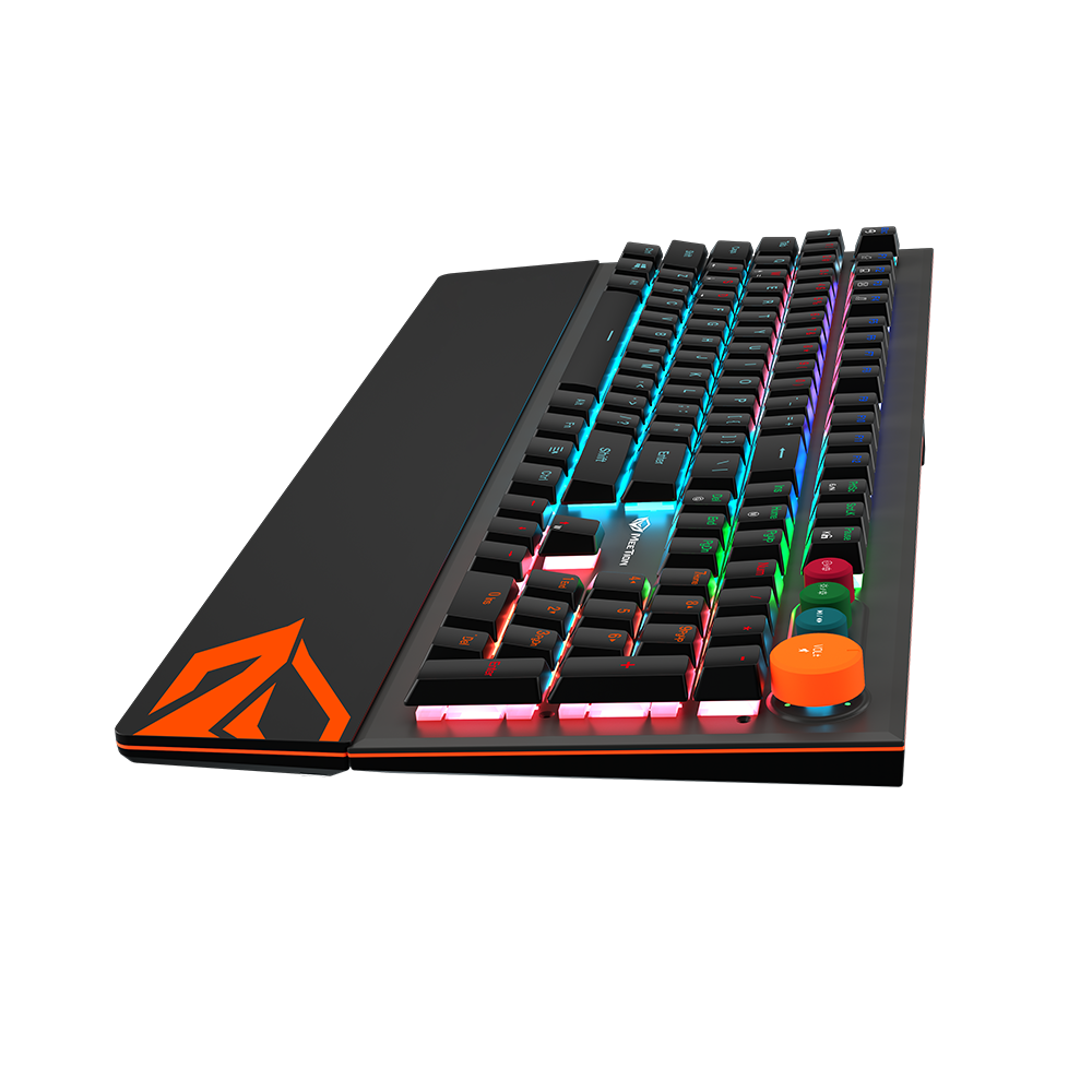 MeeTion MT-MK500 Colorful Adjustable Rainbow Backlight (Blue Switch )
