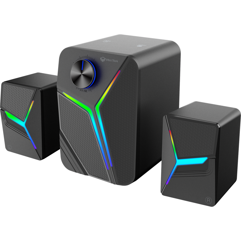 MEETION MT-SP2111 PRO 2.1 RGB Gaming  Desktop Bluetooth Speakers