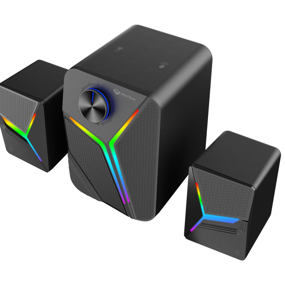 MEETION MT-SP2111 PRO 2.1 RGB Gaming  Desktop Bluetooth Speakers