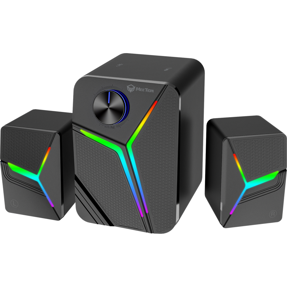 MEETION MT-SP2111 PRO 2.1 RGB Gaming  Desktop Bluetooth Speakers