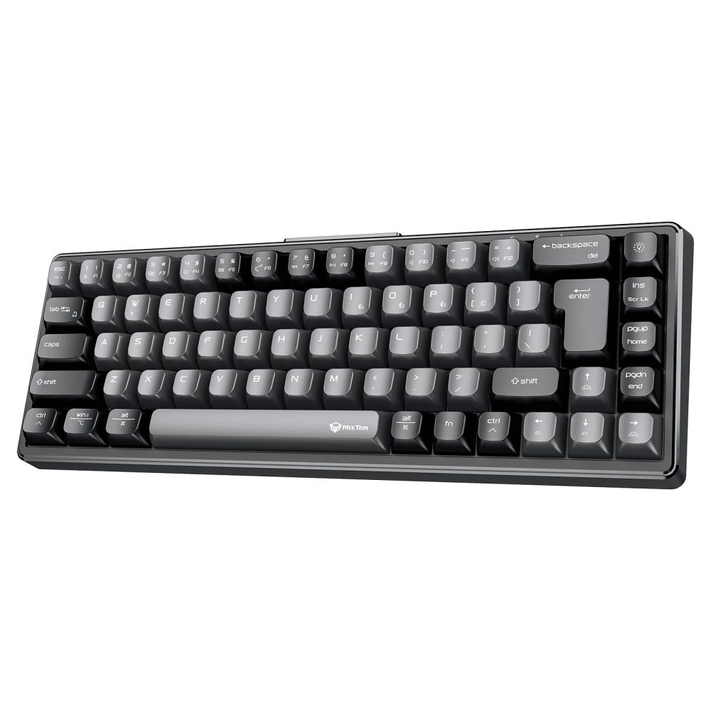 Meetion MT-MK12 65% RGB Arabic Triple Mode Wireless And Bluetooth Mechanical Keyboard Meetion MT-MK12 65% RGB Arabic Triple Mode Wireless And Bluetooth Mechanical Keyboard