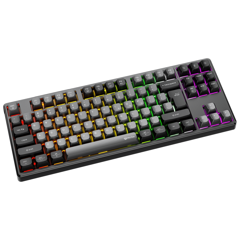 Meetion MT-MK14 TKL RGB Hot-Swappable 3-Mode Mechanical Keyboard – Wireless, Bluetooth & Rechargeable Meetion MT-MK14 TKL RGB Hot-Swappable 3-Mode Mechanical Keyboard – Wireless, Bluetooth & Rechargeable