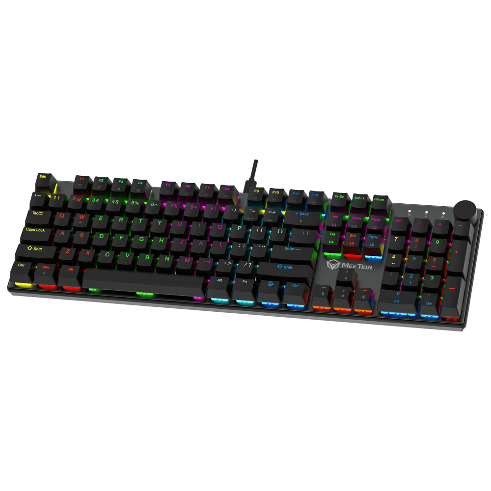 MeeTion MT-MK009 PRO Hot-swap Mechanical Gaming Keyboard (Red Switch )